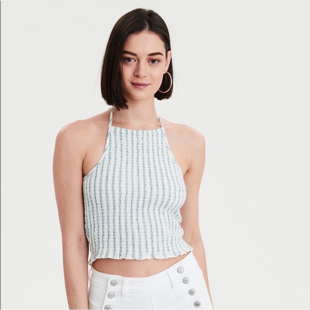 American Eagle Halter Tie Tank Top